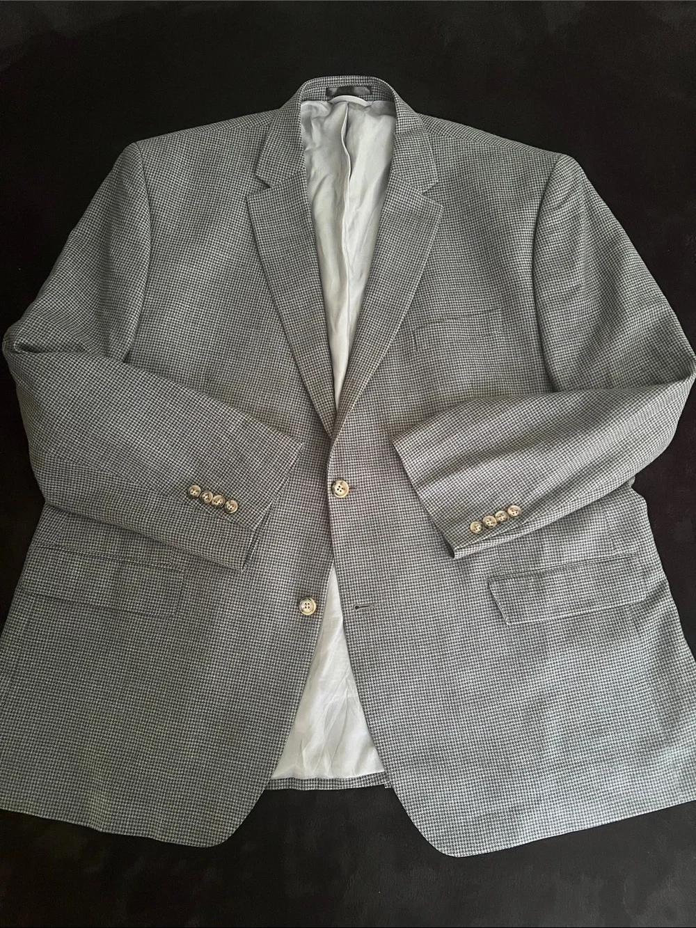 Silk &  Wool Ralph Lauren Blazer - Blue & Gray
